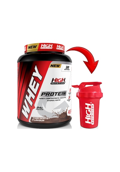 Whey Protein 960 Gr Çikolata Aromalı Protein Tozu 24 Gram Protein 32 Servis Shaker Hediyeli