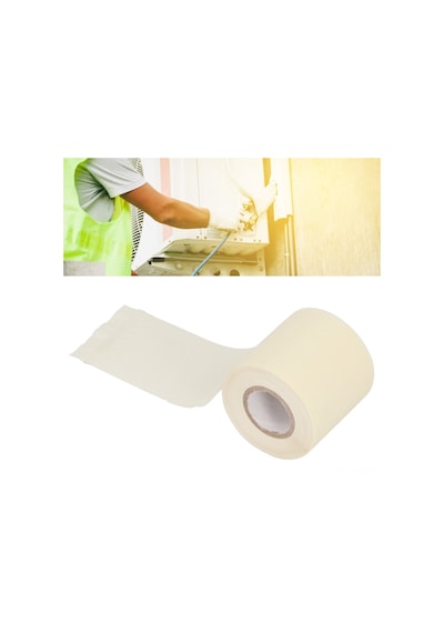Konesam 5 Adet Pvc Klima Boru Bantı - Yağa Dayanıklı, Alev Engellli, 6cm Genişlik - Elektrik Ve Ev Aletleri İçin Isı Yalıtımı