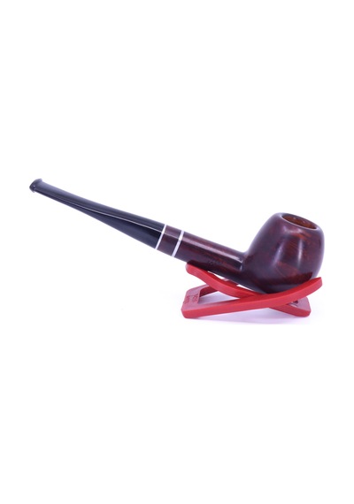 Şahin Kırmızı Yıldız Billiard 9mm Filtreli Ebonit Saplı Pipo 237060-103 Model 2