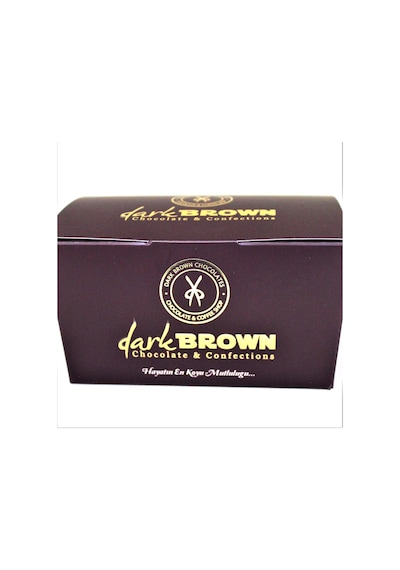 Dark Brown Renkli Çakıl Taşı Çikolata 1 KG