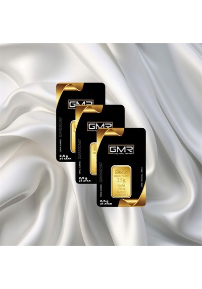 Leva Gold 2.5 Gr 24 Ayar Gmr Gram Altın 3 Adet