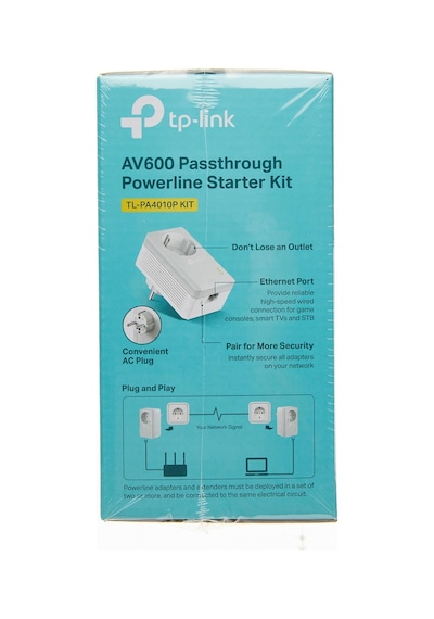 Tp-link Tl-pa4010pkit, Av600 Ac Güç Soketli Powerline Adaptör Baş