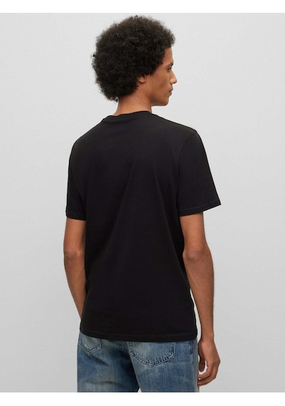 Hugo Boss Erkek T-shırt 50481923-002 50481923-002 Siyah Siyah