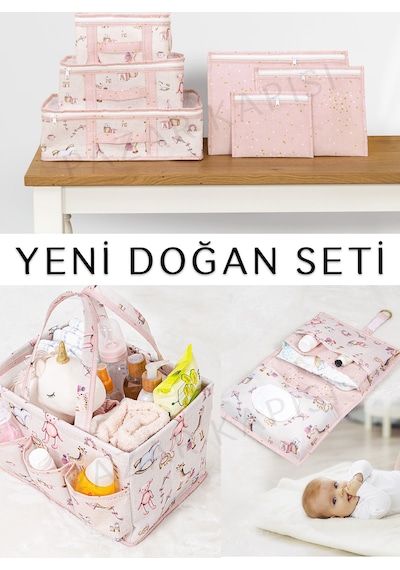 Baby Yeni Doğan Seti - Bavul Organizer , Bakım ve Alt Bakım Çanta