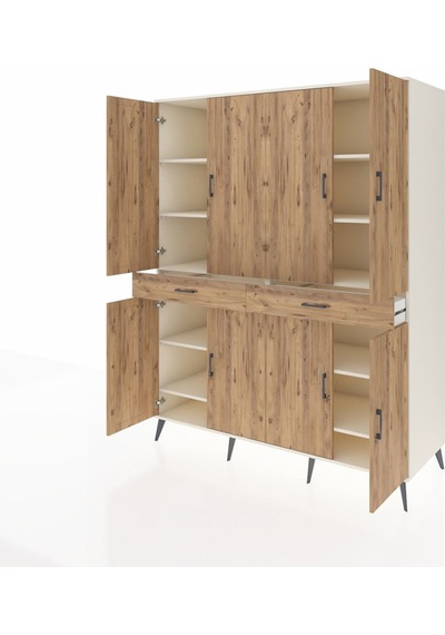 Kronos Gardrop 10 Raflı 2 Çekmeceli 8 Kapaklı 176x59x221 Aytaşı-çam Çam Kronos Gardrop 10 Raflı 2 Çekmeceli 8 Kapaklı 176x59x221 Aytaşı-çam Çam