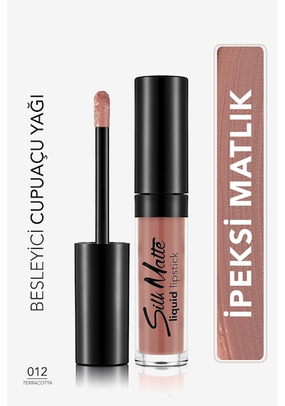 Flormar Silk Matte Kurutmayan Likit Mat Ruj 012 Terracotta