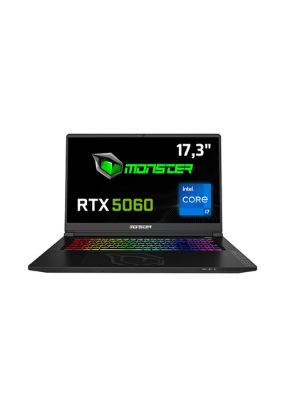 Monster Tulpar T7 V26.2.12 i7-13620H 64 GB 2 TB SSD 8 GB RTX5060 16" Free Dos Dizüstü Bilgisayar