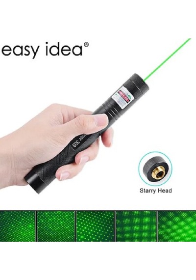 YEŞİL LAZER BÜYÜK ÇOCUK KİLİTLİ ŞARJLI ÇİZGİLİ LAZER Yeşil