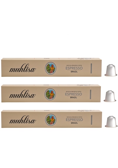 Muhlisa %100 Arabica Espresso Brazıl Kapsül Kahve 3'lü