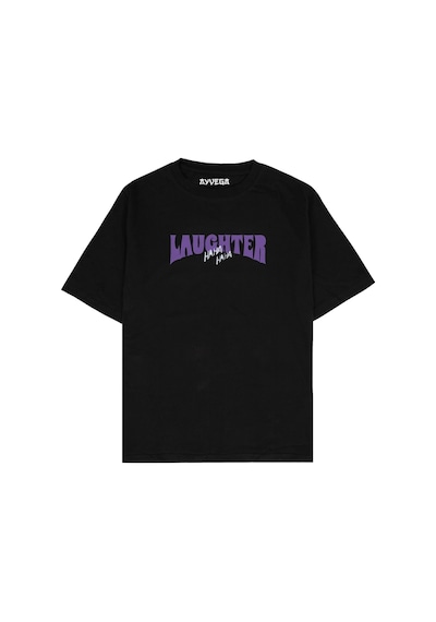 Startmore Adrift Laughter Siyah Oversize Unisex T-shirt Siyah