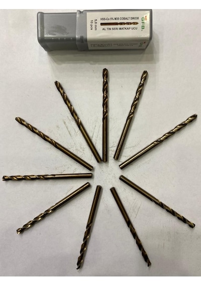 Gfb Hss-cobalt Matkap Ucu 5 MM 10adet