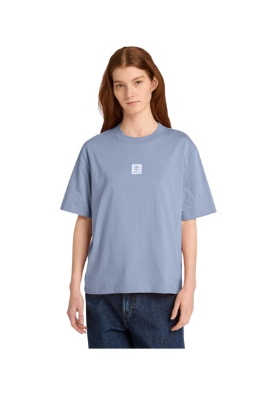 B0a5rzxb881-r Timberland Stack Logo Short-sleeve Tee Kadın T-shirt Mavi B0a5rzxb881-r Mavi