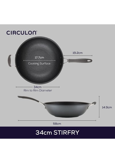 Circulon Scratch Defense Wok Yapışmaz Wok 34 Cm Genel