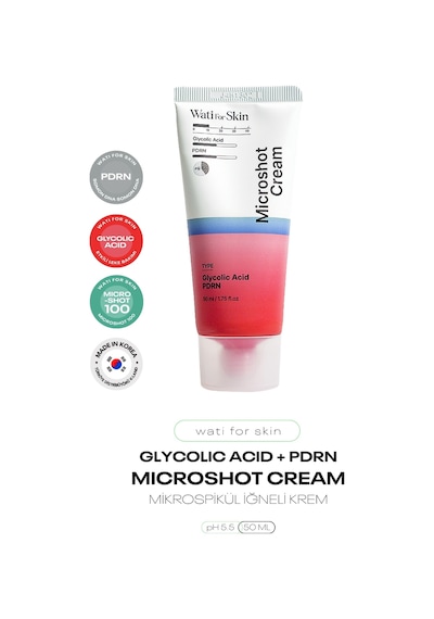 Glikolik Asit, Pdrn İçeren Mikro Spikül İğneli Wati For Skin Glycolic Acid Pdrn Micro Spicule Cream