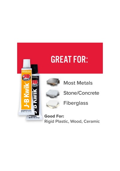 Jb Weld Kwik Weld - Çiftli Etkili Güçlü Hızlı Yapıştırıcı - Metal - Ahşap - Plastik - Seramik Yapıştırıcısı