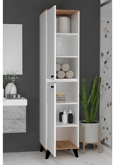 Balım İki Kapaklı Modern Banyo Dolabı Çok Renkli Balım İki Kapaklı Modern Banyo Dolabı Çok Renkli