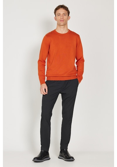 AC&Co / Altınyıldız Classics Erkek Kıremıt Standart Fit Normal Kesim Bisiklet Yaka Triko Kazak Kiremit AC&Co / Altınyıldız Classics Erkek Kıremıt Standart Fit Normal Kesim Bisiklet Yaka Triko Kazak Kiremit