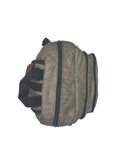 Old Cotton Cargo Kaliteli Siyah Vintage Salaş Baskılı Disayn Günlük Gezi Okul Sırt Çantası Revilla Bag 28x38cm Bej - Beyaz