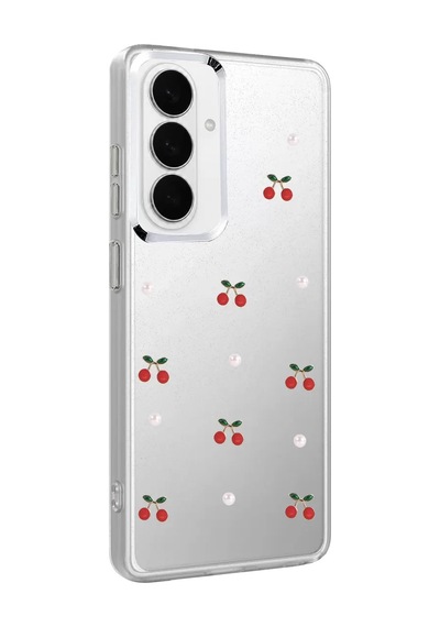 Newface Samsung Galaxy S26 Plus Fiyonk Desenli Kapak - Desen 9 Şeffaf