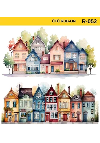 Ütü İle Rub On Transfer Kağıdı R-052 30x30 Cm