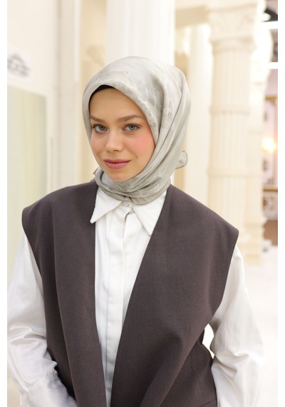 Silk Home Shiny Eşarp 75002-46 Yeşil Bej, Bej