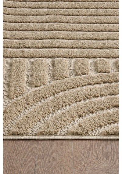 Mariesse Home Elit Bukleli Yumuşak Peluş Post Shaggy Çocuk Odası Oturma Odası Salon Mutfak Halısı Bej