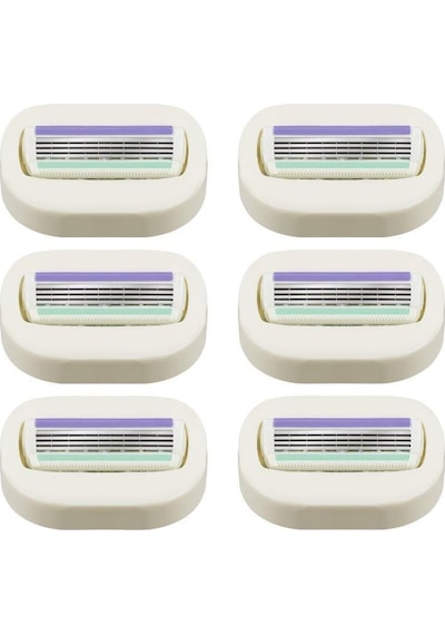 Wilkinson Sword Intuition Sensitive Care Kendinden Sabunlu Kadın Tıraş Bıçağı Kartuşu 4 Bıçaklı 6 Yedek Kartuş