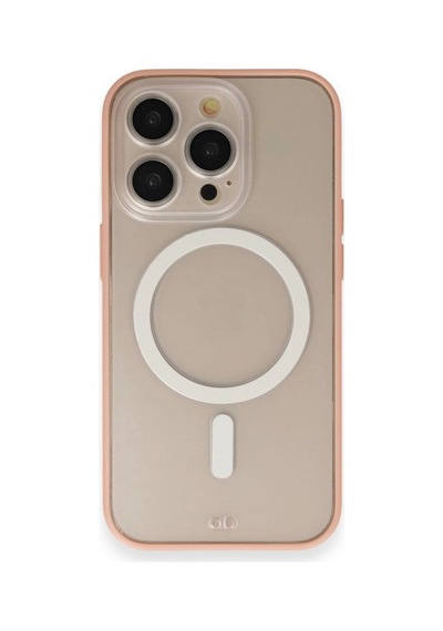 Apple Uyumlu iPhone 14 Pro Kılıf Grand Magneticsafe Kapak - Pembe Diğer