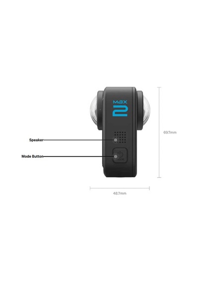 Go Pro Max 2 Siyah Aksiyon Kamerası Chdhz-311-rw