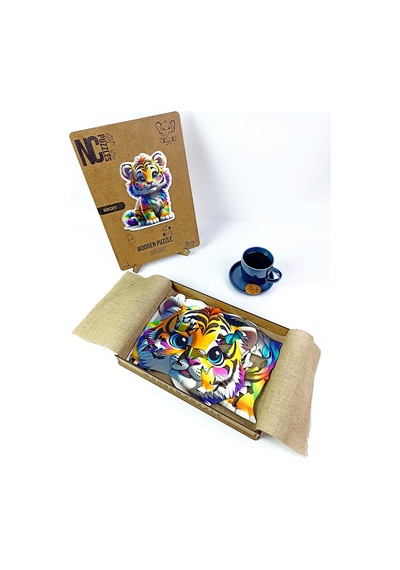 Ncpuzzles Rocky Kaplan 15 Parça Ahşap Yapboz Bul Tak Puzzle