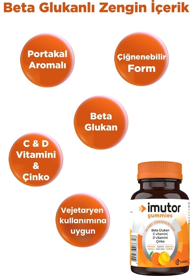 Imutor Gummies 60 Çiğnenebilir Form