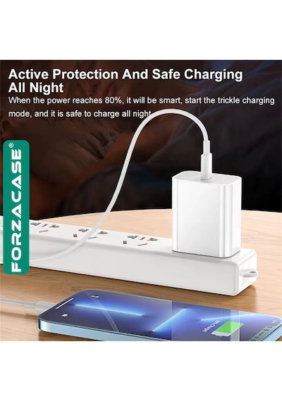 Forzacase 20w Type-c Lightning Şarj Cihazı Adaptör Kablo - Fc1028