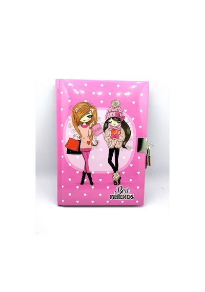 K.Color Hatıra Defteri Best Friends Kilitli 14X20 80 Yp Çizgili