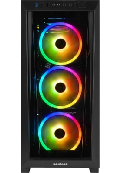 GAMDIAS TALOS M1 Elite, 850W, Tempered Glass, ARGB, 80+ Bronze, Gaming Kasa GAMDIAS TALOS M1 Elite, 850W, Tempered Glass, ARGB, 80+ Bronze, Gaming Kasa