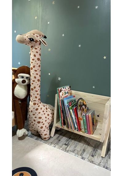 Zürau Kitaplık & Kitap Rafı Ham Ladin Ağacı Bej