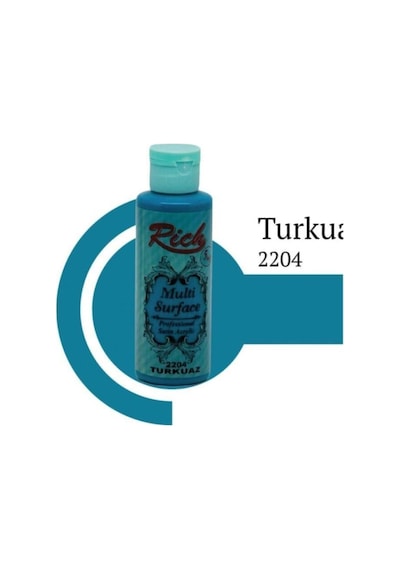 Multi Surface 2204 Turkuaz Akrilik Boya 130 Cc Diğer