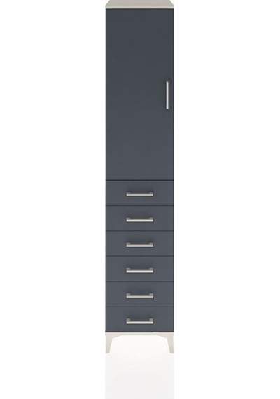 Hyperion Dolap 2 Raflı 6 Çekmeceli Tek Askılı 44x44x221 Aytaş... Aytaşı
