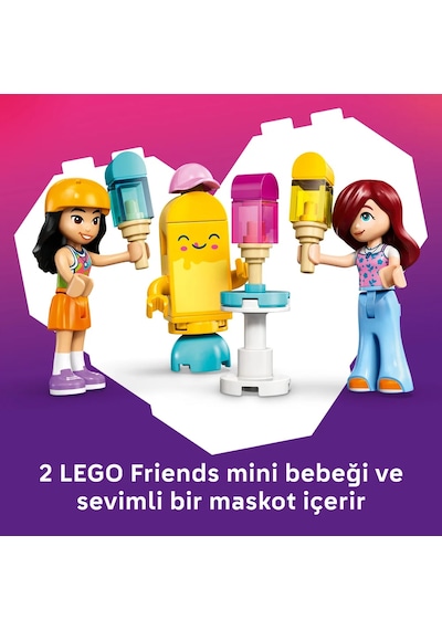LEGO® Friends Dondurma ve Balon Standı 42692 - 6 Yaş Üzeri Çocuklar için Minifigür İçeren Yaratıcı Oyuncak Yapım Seti (107 Parça)