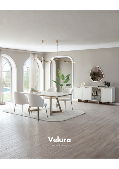 Valore Konsol Ayna Hariç Beyaz