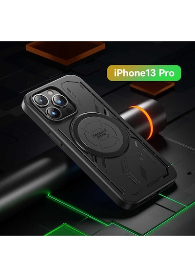 Benks Apple Uyumlu iPhone 13 Pro Kılıf Benks Isınmayı Önleyici Magnetik Oyuncu Telefon Kılıfı ZORE-220220