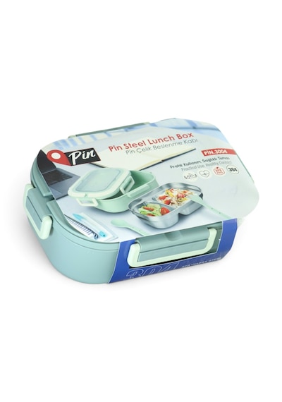 Pin Lunch Box Beslenme Kabı Çelik Diğer