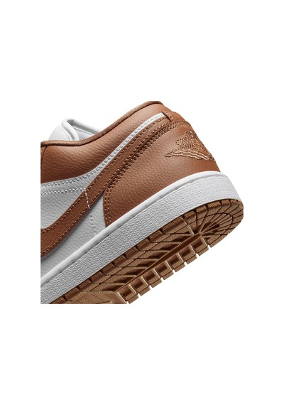Nike Air Jordan 1 Low Unisex Basketbol Ayakkabısı Kahverengi - Beyaz
