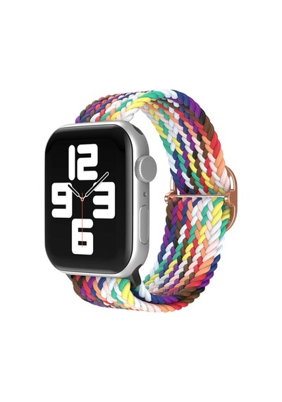 Watch 42mm Kordon - Gökkuşağı 2 İtdark8719