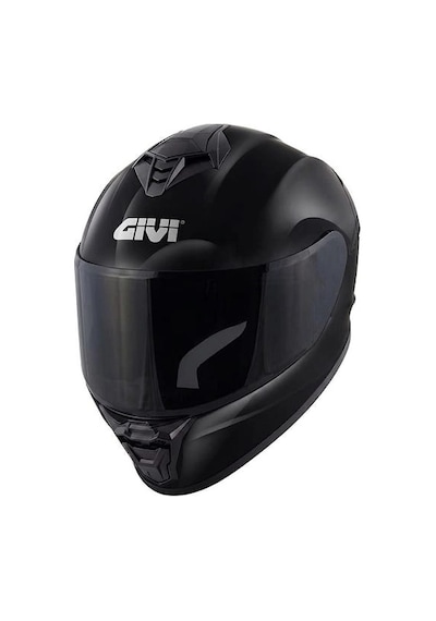 Gıvı 50.x Siyah Kapalı Kask Siyah Camlı