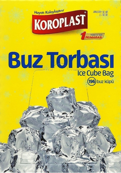 Koroplast Buz Torbası 196 Buz Küpü