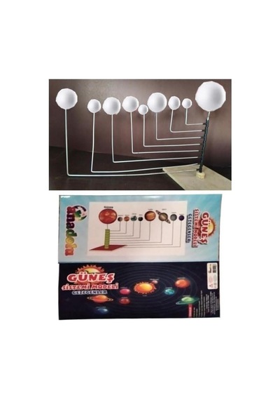 Artlantis Güneş Sistemi Modeli 1 Paket Gezegenler Sistemi Strafor Köpük Top Maket Deney Okullar Için Öğretici Genel