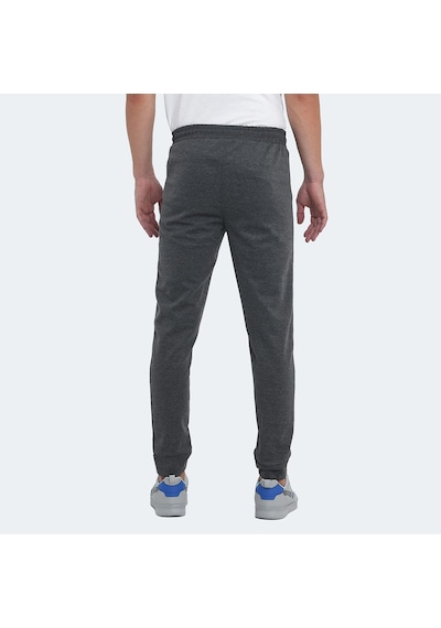 Slazenger ONON IN Erkek Fermuar Cepli Koyu Gri Eşofman Altı