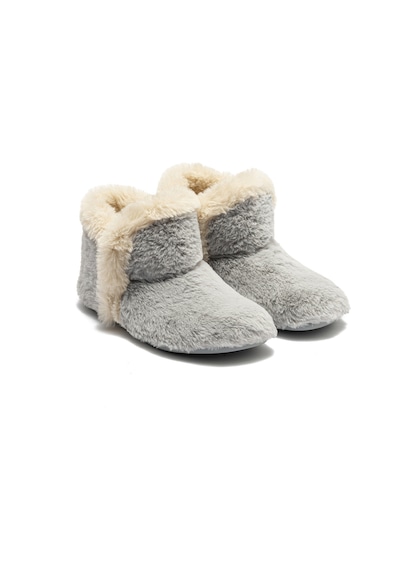 Twigy Elsa Peluş Kadın Ev Botu Gri 37/41