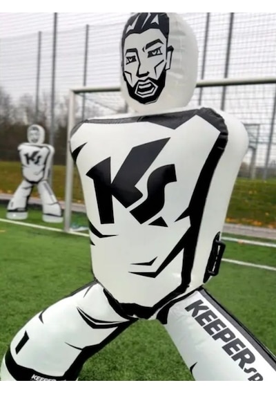 Keepersport Keeperdummy Pro Şişirilebilir Kaleci Antrenman Ekipmanı Siyah Çok Renkli