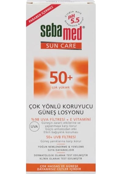Sun Care Suya Dayanıklı Spf 50+ Çok Yönlü Koruyucu Güneş Losyonu 150 Ml